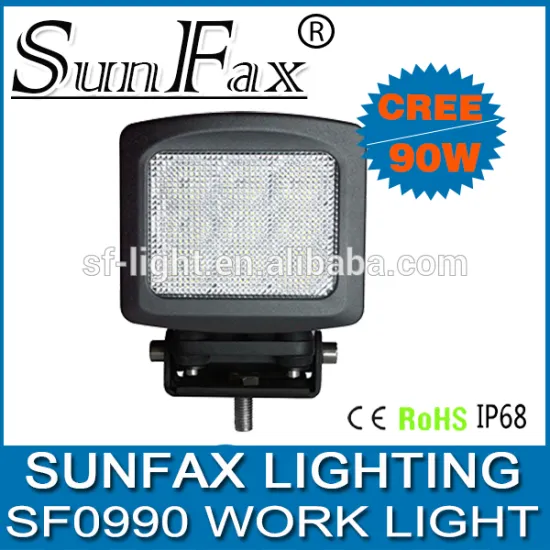 4X4 accessories 12V 24v truck tractor LED work light 7inch 90w LED Driving Lamp 90w waterproof led work light