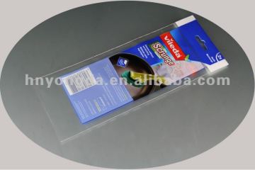 BOPP Printed Cleaning Products Plastic Bags For Scrunge