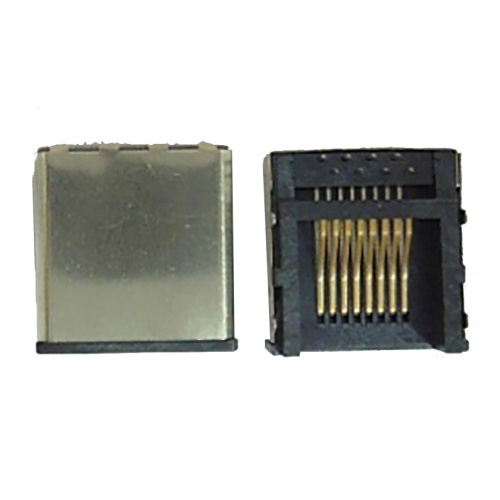 RJ45 JACK 8P8C זינקען אין רעכט ווינקל