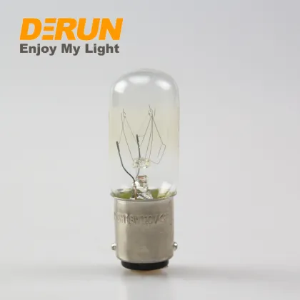Custom Packaging BA15D Clear Frosted Refrigerator Lamps 10W-230V Incandescent Bulbs