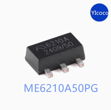 ME6210A50PG SOT-89-3 5V 500MA कम स्थैतिक कम ड्रॉपआउट LDO रैखिक नियामक