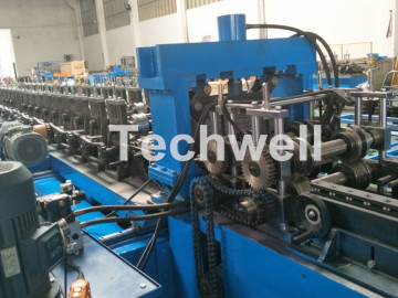 15 KW Forming Motor Power Tray Cable Cold Roll Forming Machine With 18 Stations Forming Roller Stand