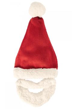 Christmas Beanie Hat with Beard
