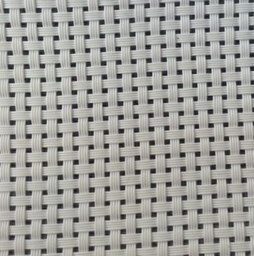 white color Vinyl Coated PVC outdoor mesh fabric