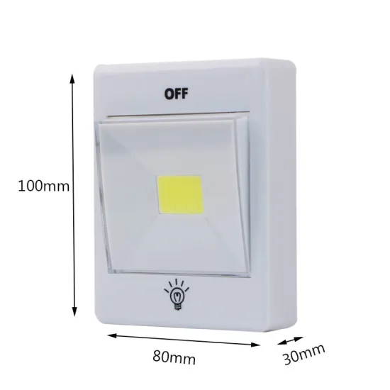 Pivoting COB Cordless Switch Light Wall Light