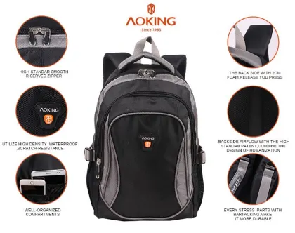 Eminent Mens Backpack,Waterproof Laptop Backpack Bag, Men Backpack