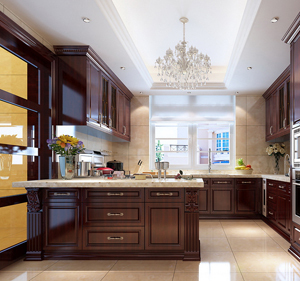 Solid wood Kitchen cabinets