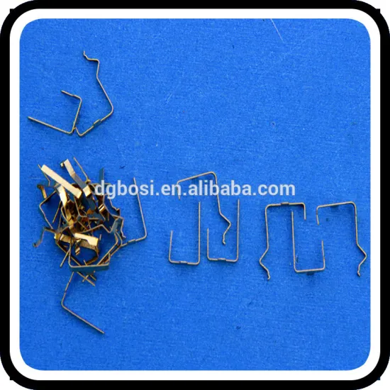 Bosi Spring steel gold plating battery clips