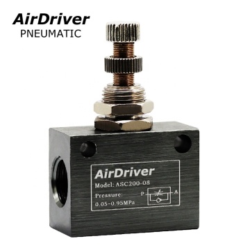 ASC Series One Way Air Flow Manual Control Valve Pneumatic Regulator