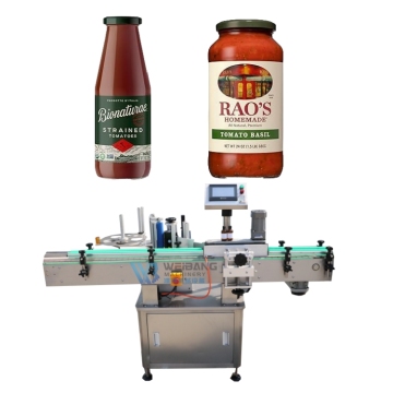 China Factory Automatic Glass Jars Round Bottles Labeling Machine
