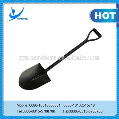 hand spade tools metal handle shovel
