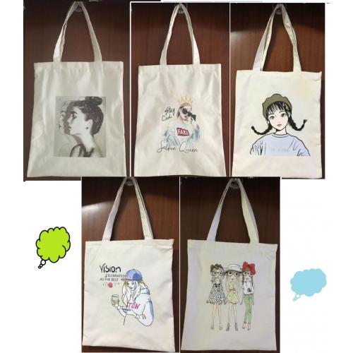 canvas tote girl bags