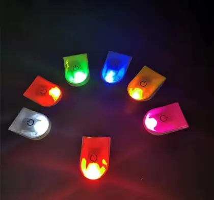 Magnetic Clip-On Safety Reflector Led Light For Jogging Cycling Clip On Led Light Led Clip Light Running