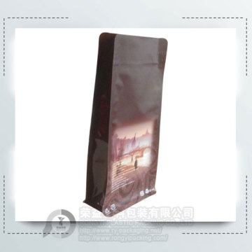 Brown Ziplock Coffee Packaging Pouches