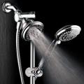 Bath rainfall shower head set with shower pipe