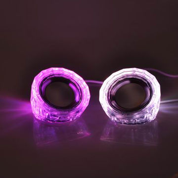 Crystal Mini Portable Speakers with Lighting, Smart with Nice Woofer