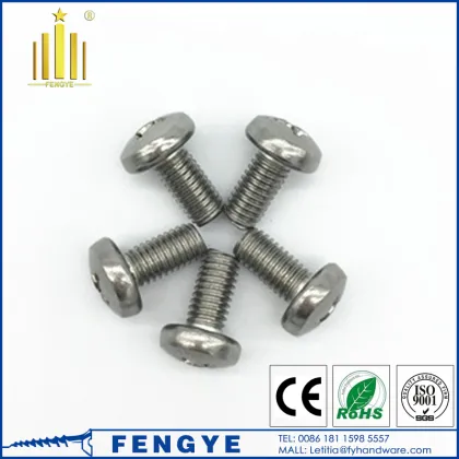 m6 philips pan head machine screws din7985