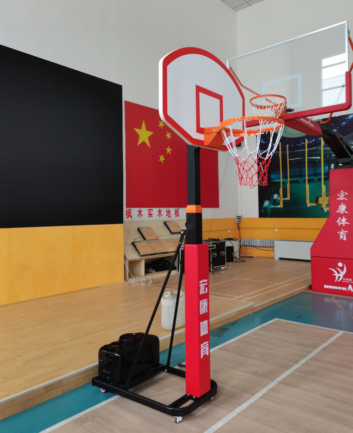 New Outdoor Basketball Hoop Hand-Lifting