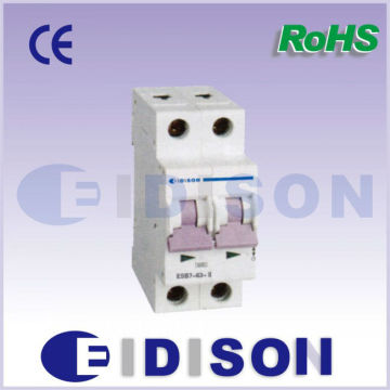 EIDISON ESB7-63-II 2P Current Circuit Breaker