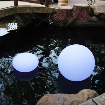 Remote Control LED Light Ball - 25cm Diameter Indoor Floor Lamp