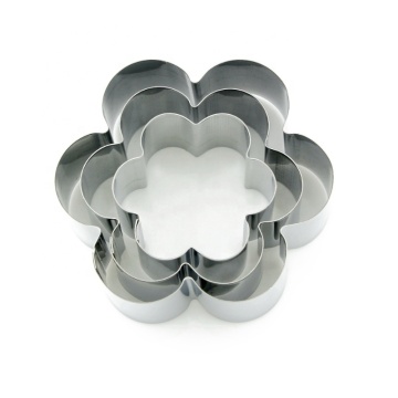 Mũi bánh bánh ngọt bằng thép không gỉ - 6cm, 8cm, 10cm Forms Set