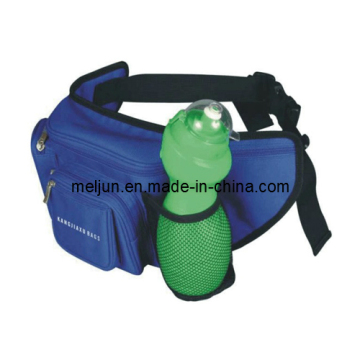 Waist Bag with One Water Bottle Pocket for Sport