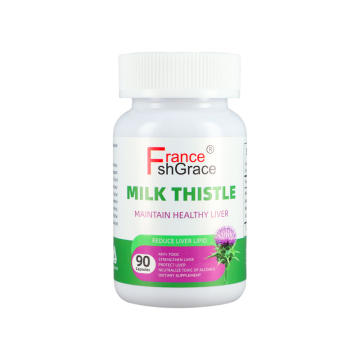 นมอินทรีย์อาหารเสริม thistle เสริมฟังก์ชั่นตับ supprort