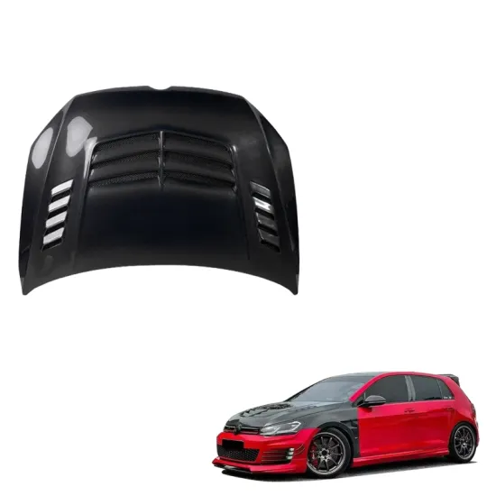 Carbon Fiber Engine Cover Hood for Volkswagen Golf 7 & 8
