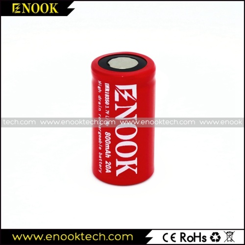 New Enook 18350 800mAh 20A Battery
