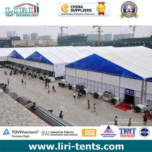 50m Width Large Outdoor Clear Span Aluminum Frame Waterproof Exhibition Tent Auto Show