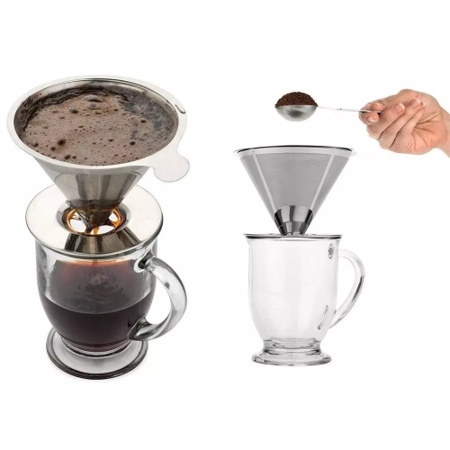Heat Resistant Stainless steel coffee Paper filter