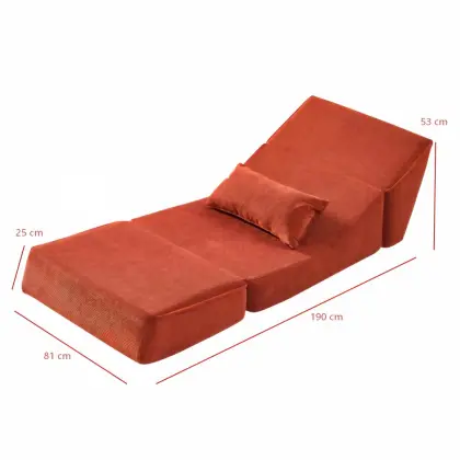 Tool-Free Cotton-Linen Foldable Compressed Sofa