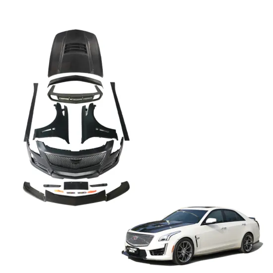 Carbon Fiber Front Bumper Assembly for Cadillac CTS CTS-V Body Kit