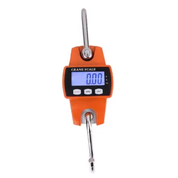 Mini Crane Scale Hanging Weighing Scales Heavy Duty Hanging Hook Scales Portable Lcd Digital Steelyard Hanging Weight 300kg