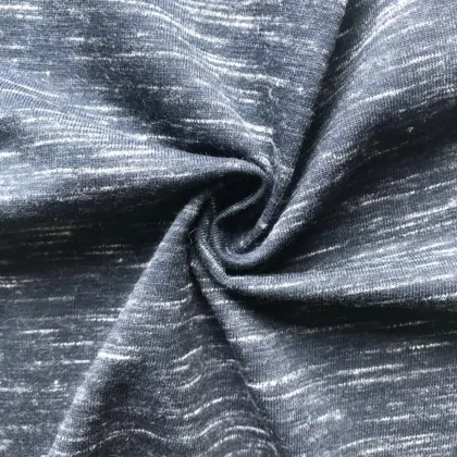 Hacci cotton yarn dyed garment fabric