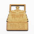 Medallas personalizadas de madera de madera personalizada