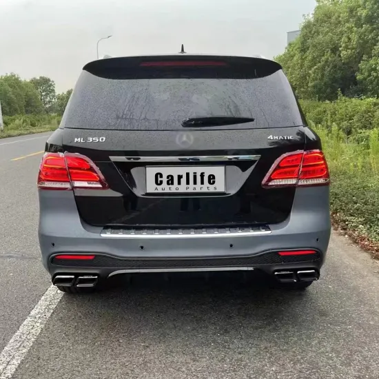 Upgrade Your Mercedes-Benz W166 ML350/ML400 to GLE63 Bumpers for 2012-2015 Models