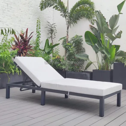 Waterproof Aluminium Lounge Chair for Patio, Garden, Pool, Beach & Balcony