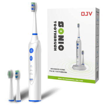 Brosse à dents électrique à ultrasons à chaud pour les adultes - Brosse à dents de voyage brosse à dents électrique étiquette privée personnalisée