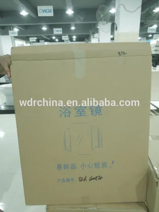 Solid wood wall big size chinese sanitary ware bathroom cabinet