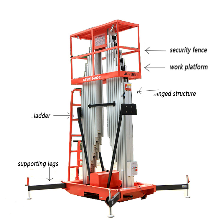 6-18M Mobile Elektryczny podnośnik hydrauliczny