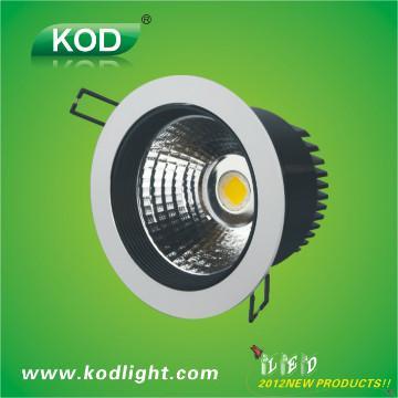 LED 25W 6000K  white black ceiling light with COB chip