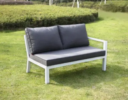 Hot Selling Modern White Aluminum Courtyard Sofa Furniture