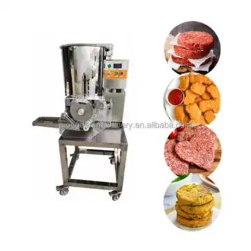 Commercial Automatic Hamburger Patty Machine Stainless Steel Burger Patty Maker