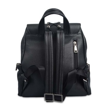 Soft Leather Backpack Black Travelling Girls Fancy Pack