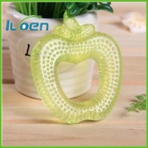 BPA free food grade ring silicone teether for baby