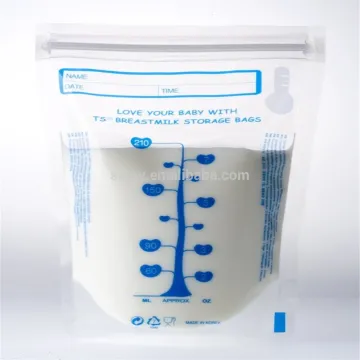 180ml 200ml custom baby breast milk storage bag