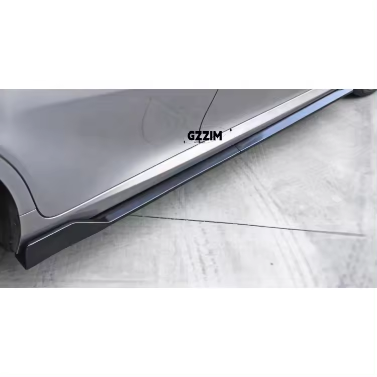 Camry 2024 9th Generation Bright Black Side Skirts (2)