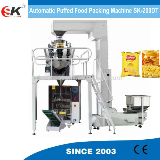 Automatic Vertical Packing Machine Food Puffed