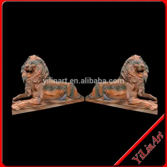 Marble Animal of Crawling Lions(YL-D048)